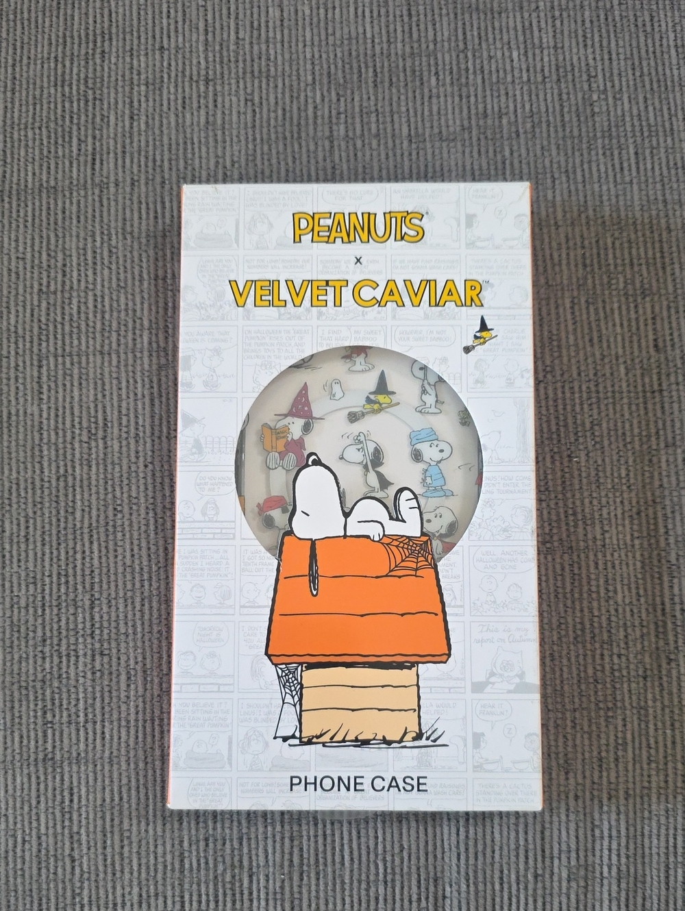 Peanuts × Velvet Caviar Halloween Themed iPhone Phone Case, New.